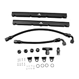 Korelox Aluminum 8AN Fuel Rails Kit with Fittings Hose & Quick Connect Compatible with 1997-2002 Chevy Camaro 3.8L V6 5.7L V8 Gas & 1997-2004 Chevy Corvette 5.7L V8 LS1 LS6