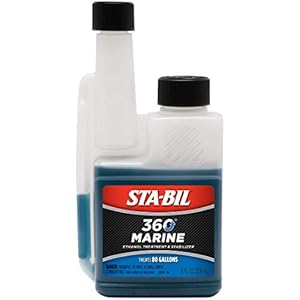 STA-BIL Marine Fuel System Treatment, Full Fuel System Cleaner, Fuel Injector Cleaner, Fuel Additive for Boats & Watercrafts, In-Season Cleaning & Protection 8oz (12 Pack)