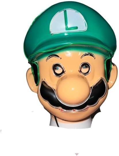 LED EL Wire Lu.igi Mask
