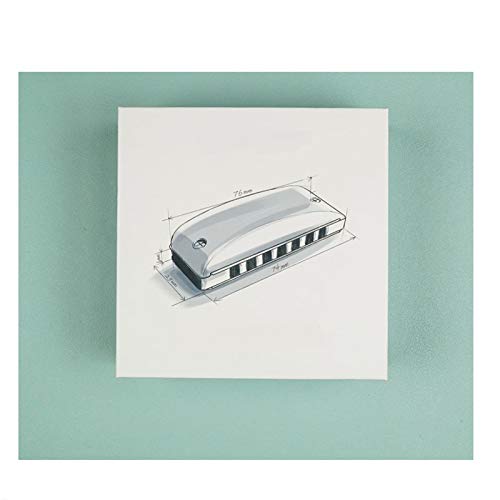 KIRANDIE 7 Trous Blues Harmonica Standard clé mineure clé de c d f g a BB (Color : Standard C) - Les Beatles, Paul McCartney, John Lennon, RIngo Starr, George Harrison KIRANDIE 7 Trous Blues Harmonica Standard clé mineure clé de c d f g a BB (Color : Standard C) – Image 4