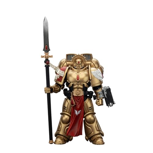 JoyToy Warhammer 40K 1/18 Scale Science-Fiction Action Figures Blood Angels Sanguinary Guard 2 with Angelus Boltgun and Encarmine Spear