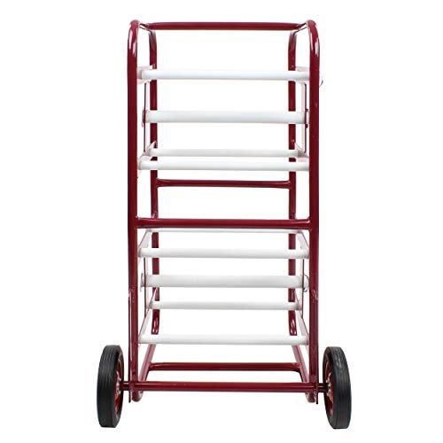 BISupply Wire Spool Rack Cable Caddy, Red Wiring Spool Dispenser Bulk Cable Holder, Electrical