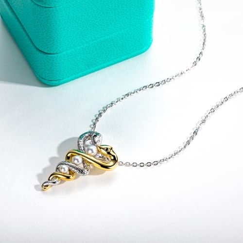 AnuClub Snake/Fox/Sun-shaped Pendant Necklace for Women Men 925 Sterling Silver Statement Necklace Unique Luxury Daily Necklace4