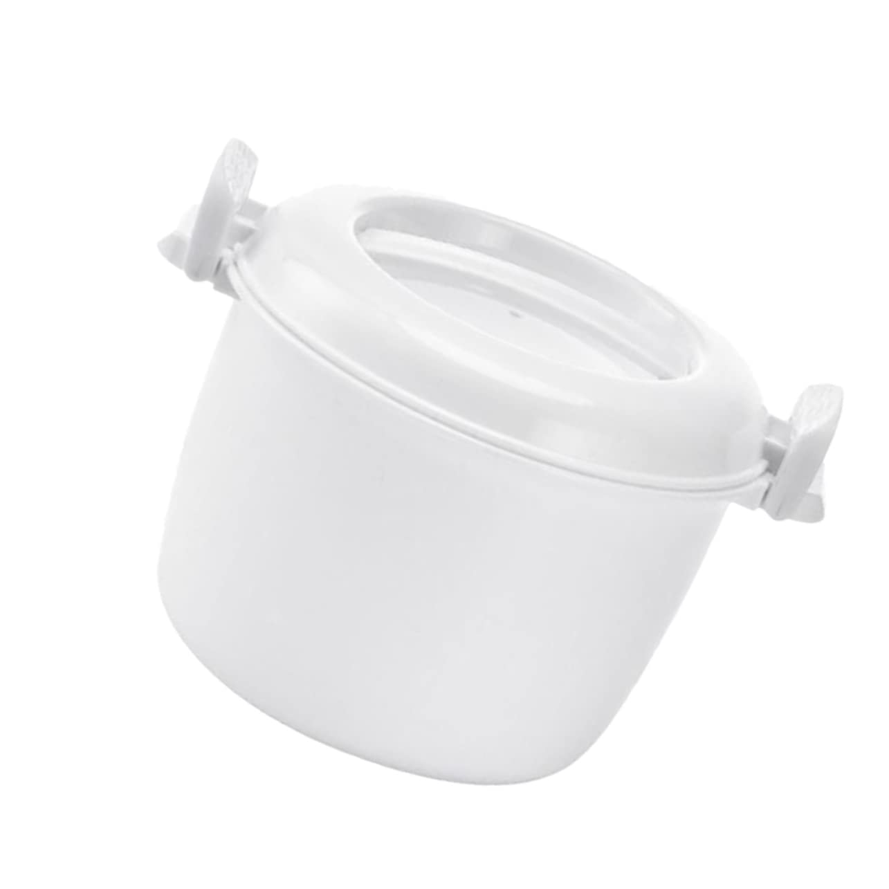 GLEAVI Insulated Lunch Box Microwave Rice Cooker Cookware White Microwave Rice Cooker Cookware
