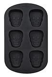 Wilton Scary Skulls 6 Cavity Silicone Mold