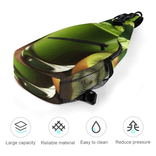 Bolso tipo sling deportivo para viaje y senderismo miniatura 5