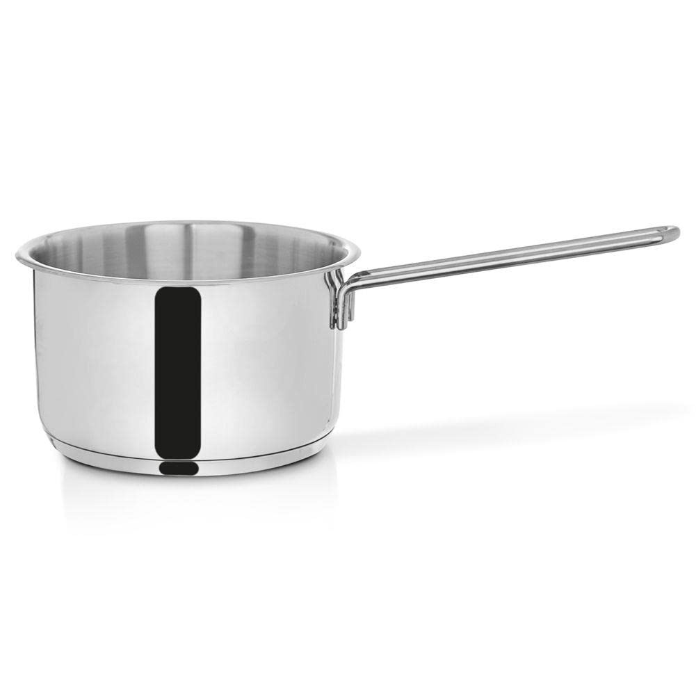 orion group Casseruola con manico in acciaio 18 cm 2,7 l | Inossidabile, adatta per piani a induzione