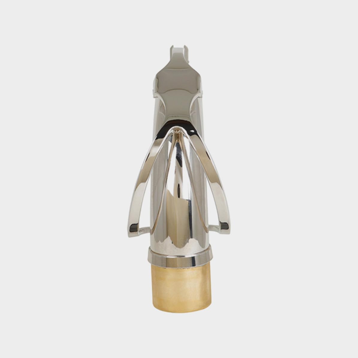 Collo Struttura per Argentato 27,5mm e Sassofono Tenore in Ottone Chiaro Curva, Suono Brillante, Sostituzione Facile B per Sax Basso