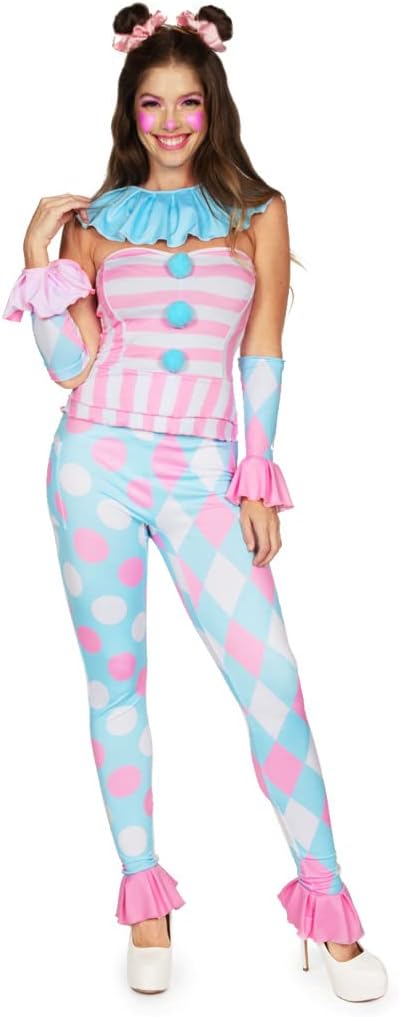 white christmas dresses Carnevil Clown Costume – Oktober Studios main image 1