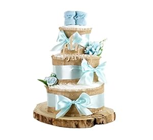 Dubistda Windeltorten ALLES JUTE Baby Windeltorte Blau