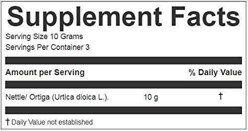 Miniatura 3 de Hanan - Té de hierbas sueltas de ortiga, 1.06 onzas (1.06 oz), totalmente natural, hoja y raíz de ortiga seca de Perú, té de hierbas y suplemento