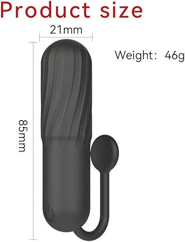 Miniatura 2 de Fuerte choque mini huevo vibrador femenino juguetes sexuales masturbador segunda marea vibrador con 10 modos de vibración (negro)