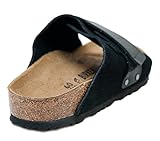 birkenstock sale 39 Leder BIRKENSTOCK KYOTO black schwarz Nubukleder Sandalen Klett 1018121 normal (eu_footwear_size_system, adult, numeric, medium, numeric_41)