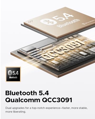 Image of SoundPEATS Air5 Wireless Earbuds, Snapgragon Sound with aptx Adaptive Lossless and QCC3091, Bluetooth V5.4 Earphones with 6 Mics, Total 30 Hrs, App Control