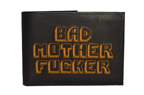 Wallet Black Embroidery Black Leather4