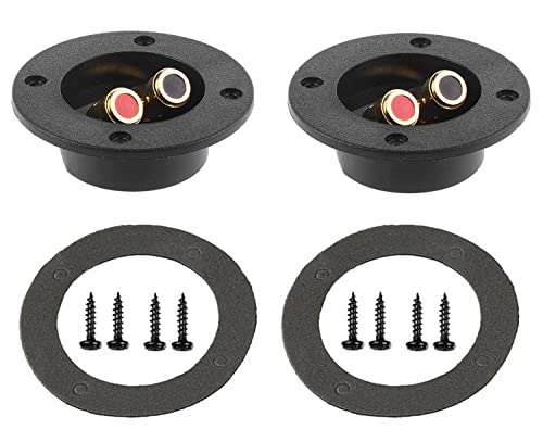 Conector push spring loaded para caja de altavoz 2 piezas