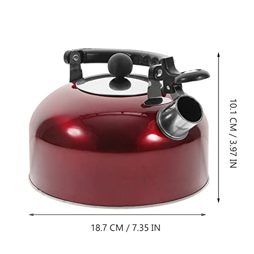 Kichvoe Bollitore per Tè con Fischio in Acciaio