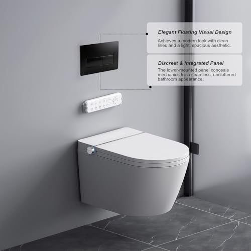 Plaque de commande WC suspendu noir double chasse d'eau pour Geberit Sigma et UP - 8