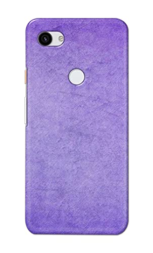 Image of Plain Purple Hard Back Case Cover for Google Pixel 3A, G020A, G020E, G020B Back Cover -(J5) VNS2226