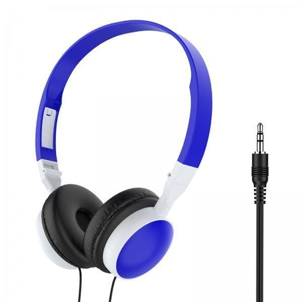 CALANDIS™ 2xHead Mounted Headsets Stereo 3.5mm Interface for Girls Boy deep blue no mic | Consumer Electronics | Portable Audio & Headphones | Headphones-image-3