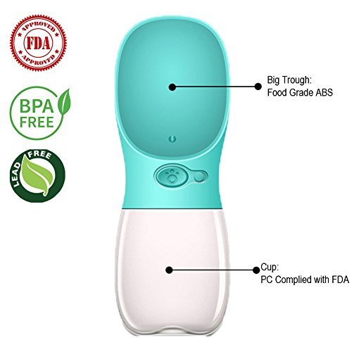 MalsiPree Dog Water Bottle, Leak Proof Portable Puppy Water Dispenser