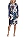 Produktbild Schiesser Damen 1/1 Arm, 110cm Nachthemd, Blau (Dunkelblau 803), 40