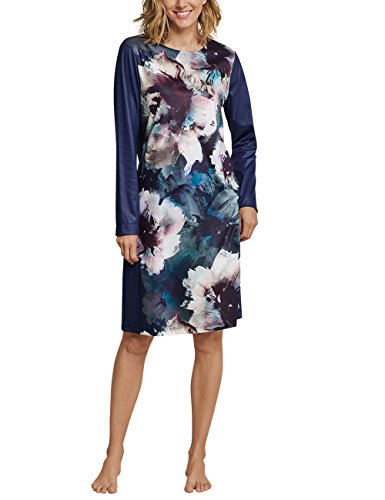 Preisvergleich Produktbild Schiesser Damen 1 / 1 Arm, 110cm Nachthemd, Blau (Dunkelblau 803), 40