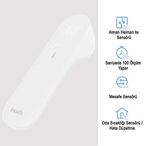Termômetro Digital Sem Contato Com LED Xiaomi iHealth
