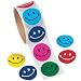 Fun Express 100 Smile Face Roll Stickers (1 Roll)