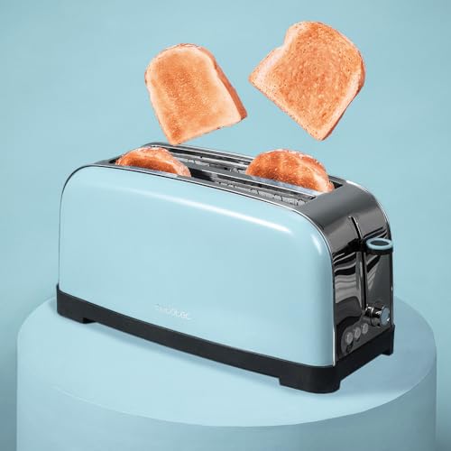 Grille-Pain Cecotec Toastin' Time 850 – 2 Fentes, 850 W, Fente Longue - vue 6