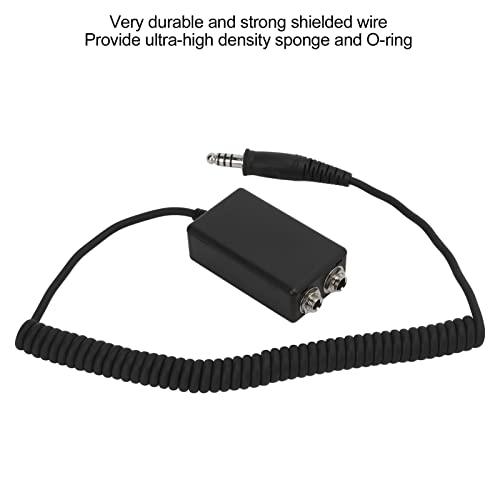 Adaptador de Auriculares de Aviación KANASI Universal U174 miniatura 2