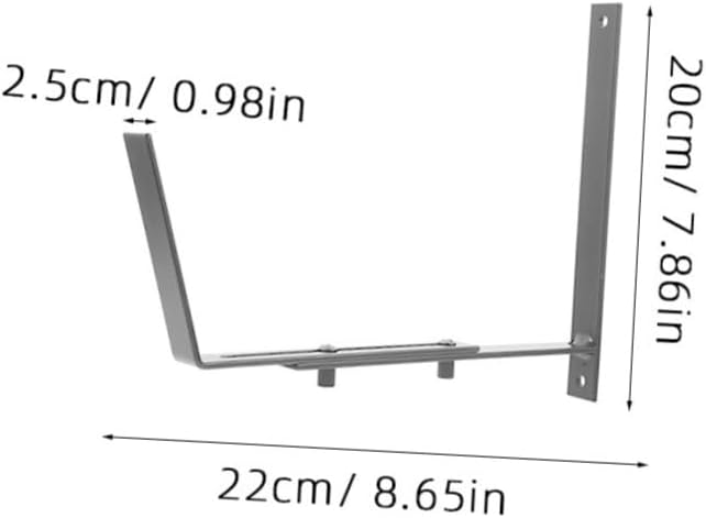 Sturdy Iron Flowerpot Stand Plant Supports for Outdoor/Indoor 4pcs Planter Boxes Brackets