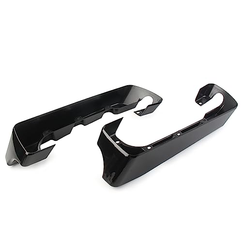 Extensiones de Alforjas Duraderas de 4 pulgadas para Harley Touring 2014-2022, Negro Vivo miniatura 5