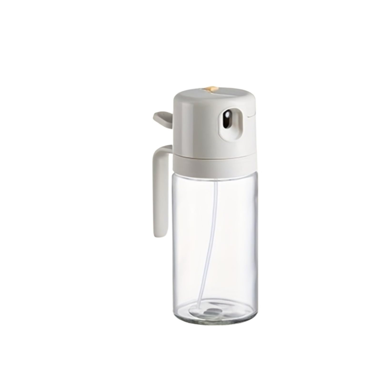 Olspruhflasche, 2-in-1 Spender und Ausgießer | Glasflasche fur Olive, Essig, Kochen, Backen und Kuche(2pcs)