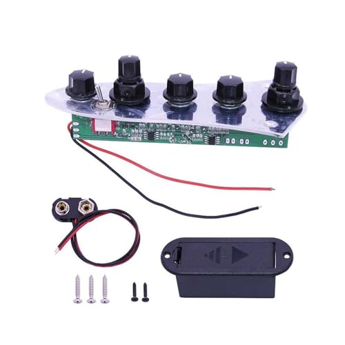 Plaque de contrôle pour guitare électrique avec boutons de volume tonalité - 4