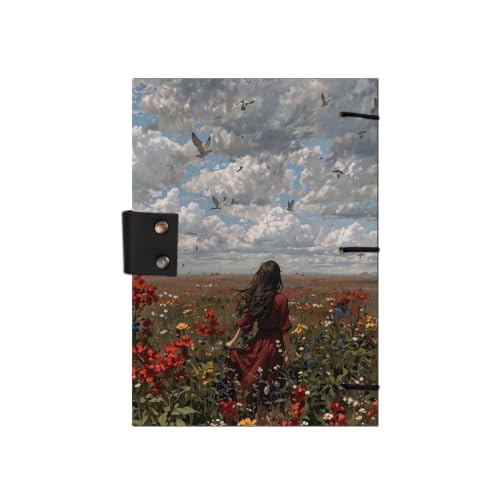 Image of Garden Girl Diary Notebook 7x5 Inch 160 Pages Unruled Journal for Notes