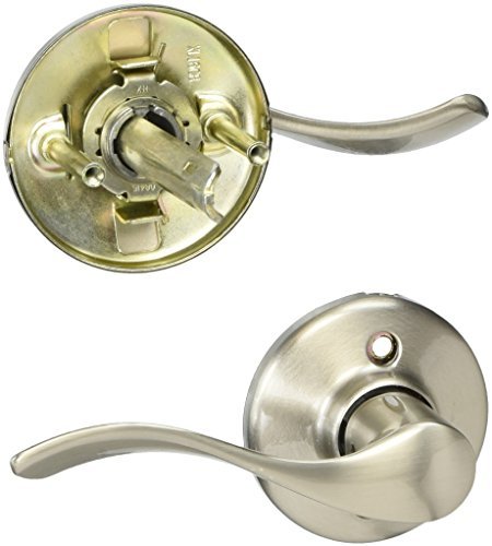 Kwikset Balboa 92001 – 403 Signature sağ stop, güvenli Ters çevrilebilir Universal Wave kapı kolu Flanschbefestigung