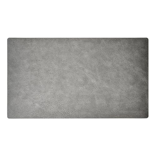 Realspace™ Modern Desk Pad, 14-3/4" x 26", 30% Recycled, Gray