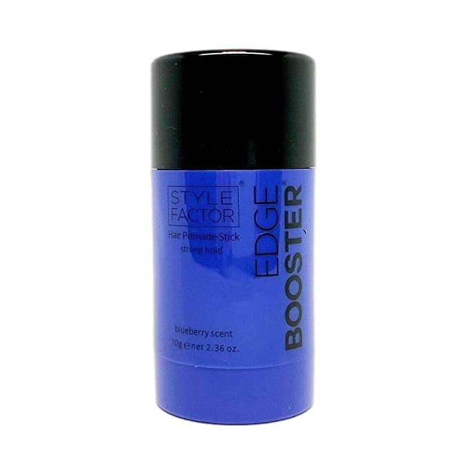 Style Factor Edge Booster Hair Pomade Stick Strong Hold 2.36 oz (BLUEBERRY
