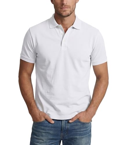 Men's Short Sleeve Dry Fit Polo Golf Shirt