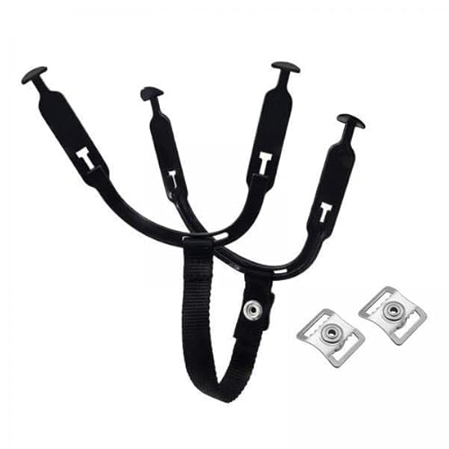 Zxpjkyu 2X Hockey Helmet Chin Strap Supplies Removal Gear with Chin Buckle