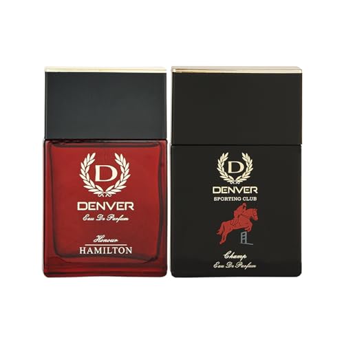Image of DENVER Honour & Champ Perfume For Men - 60ML Each, Pack Of 2| Long Lasting Perfume Body Scent For Men