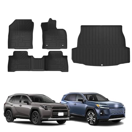 FOR �V�^RAV4 60�n AXAN64�i2025�N12���`���s�j 3D���̃t���A�}�b�g ��t�ȒP �h�� ����~�� ����h�~ TPE�f�� �J�X�^�}�C�Y�p�[�c �Ԏ��p�݌v �ی�A�N�Z�T���[ �V�^rav4 �t���A�}�b�g