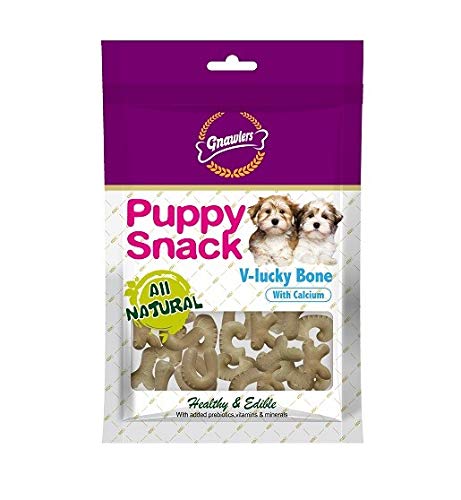 Pawsitively Pet Care Gnawlers Calcium V-Lucky Bone Dog Treat -270G