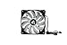 Abysm Breeze - Ventilador Gaming para PC de 11 aspas (PWM, 120 mm) Color Blanco y Negro