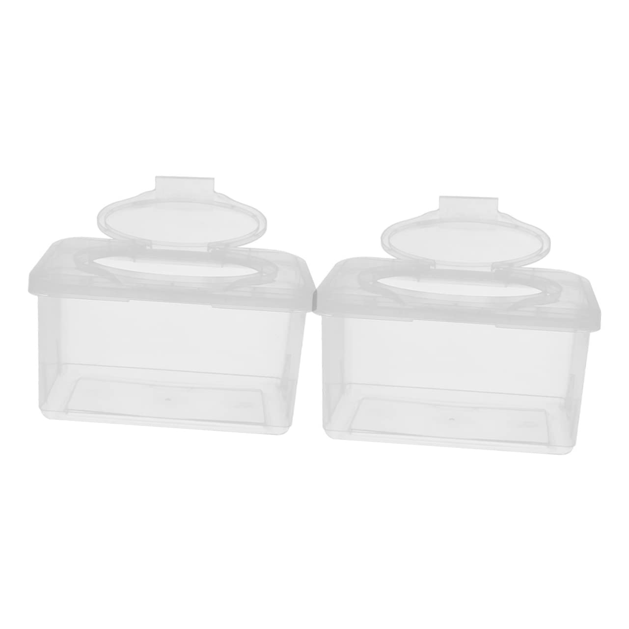SUPVOX 2pcs Baby Wipes Dispenser Holder Large Capacity Tissue Box for Bathroom Crib