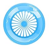 Plastik Servierplatten, Partyplatten für Buffets, Kindergeburtstage, Hochzeiten, Catering, Grills & mehr, 26x26cm Vorspeisen Fingerfood Servierplatte - Stabil Praktisch Mehrweg (Blau)