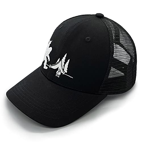 Bigfoot-Wild-Sasquatch-Mesh-Hats-Embroidered-Baseball-Cap-Big-Foot-Adjustable-Snapback-Cap-for-Men-Women