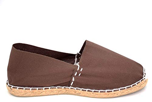 Alpargata Yute ESPARDEÑAS Playera Calle Zapatilla Lona Esparto MARRÓN - 42