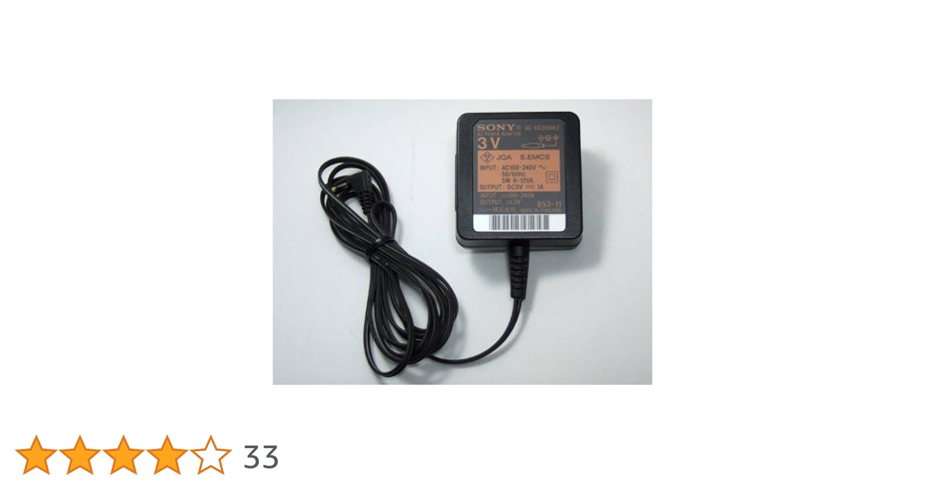 Amazon | 【部品】SONY純正 ACアダプタ AC-ES3010K2 対応機種